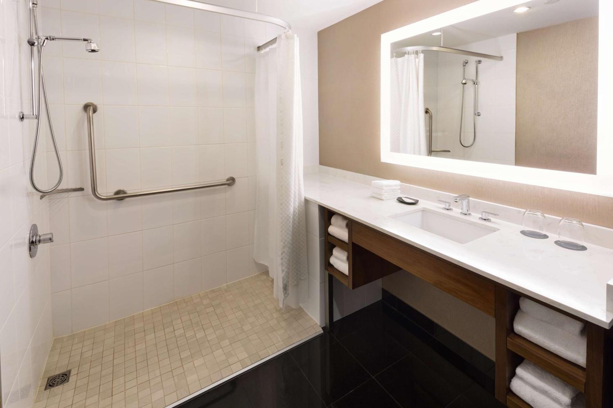 King Room Roll Shower Mobility or Hearing Accessible
